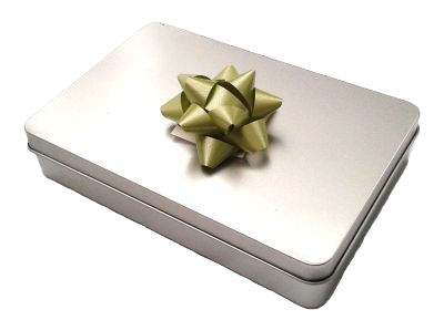 Nettes duftig-grünes Geschenk